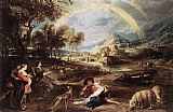 Landscape with a Rainbow by Peter Paul Rubens